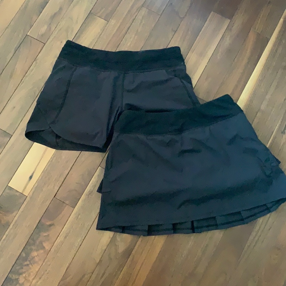 Ivivva size 14 lot - shorts and skirt